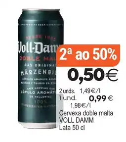 Plenus Supermercados Voll Damm Cervexa doble malta oferta