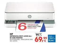 Worten hp impresora envy 6130e all-in-one printer oferta