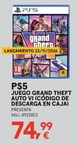 Worten ps5 juego grand theft auto vi oferta