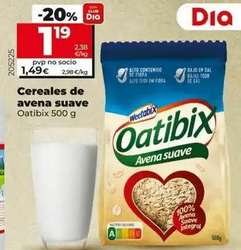 Dia Cereales de avena suave oatibix 500g oferta