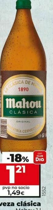 La Plaza de DIA Cerveza mahou oferta