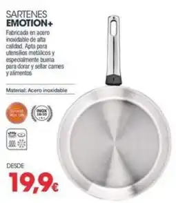 Milar Sartenes Emotion+ oferta