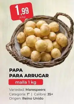 SPAR Gran Canaria Origen - papa para arrugar oferta