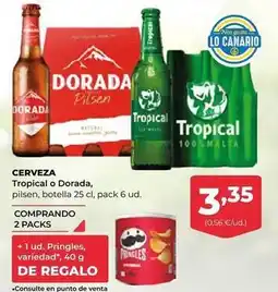 SPAR Gran Canaria Tropical - cerveza oferta