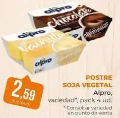 SPAR Gran Canaria Alpro - postre soja vegetal oferta