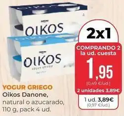 SPAR Gran Canaria Oikos - yogur griego oferta
