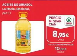 SPAR Gran Canaria La masía - aceite de girasol oferta