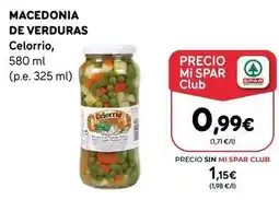 SPAR Gran Canaria Celorrio - macedonia de verduras oferta