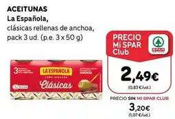 SPAR Gran Canaria La española - aceitunas oferta