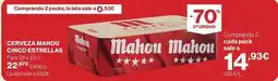 Supercor Mahou - cerveza cinco es thellas oferta