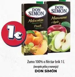 Spar Tenerife Don simón - zumo 100% o néctar brik oferta
