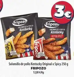 Spar Tenerife Fripozo - solomillo de pollo kentucky original o spicy oferta