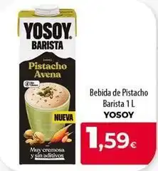 Spar Tenerife Yosoy - bebida de pistacho barista oferta