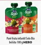 SPAR Lanzarote Hero - puré fruta infantil solo bio bolsita oferta