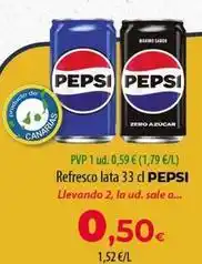 SPAR Lanzarote Pepsi - refresco lata oferta