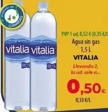 SPAR Lanzarote Vitalia - agua sin gas oferta