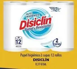 SPAR Lanzarote Disiclin - papel higiénico 2 capas 12 rollos oferta