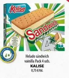 SPAR Lanzarote Kalise - helado sandwich vainilla oferta