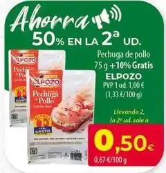 SPAR Lanzarote Elpozo - pechuga de pollo + gratis oferta