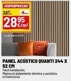Brico Depôt Panel acústico oferta