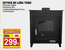 Brico Depôt Estufa de leña teide oferta