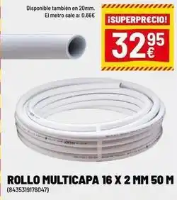 Brico Depôt Rollo multicapa 16 x 2 mm 50 m oferta