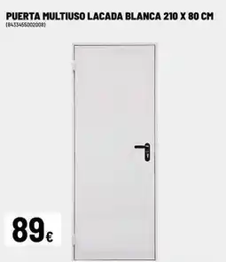 Brico Depôt Puerta multiuso lacada blanca 210 x 80 cm oferta