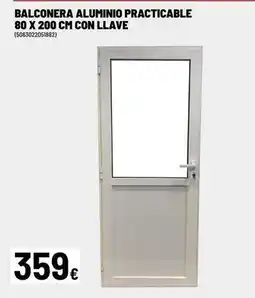 Brico Depôt Balconera aluminio practicable oferta