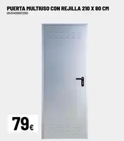 Brico Depôt Puerta multiuso con rejilla 210 x 80 cm oferta