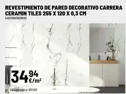 Brico Depôt Carrera - revestimiento de pared decorativo ceramin tiles 255 x 120 x 0,3 cm oferta