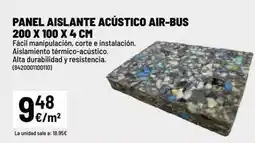 Brico Depôt Panel aislantes acústico air-bus 200 x 100 x 4 cm oferta
