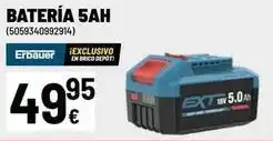 Brico Depôt Erbauer - batería 5ah oferta