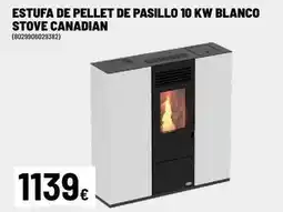 Brico Depôt Blanco - estufa de pellet de pasillo 10 kw stove canadian oferta