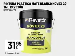 Brico Depôt Blanco - pintura plástica mate novex 20 14 l revetún oferta