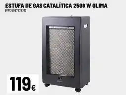 Brico Depôt Qlima - estufa de gas catalitica 2500 w oferta