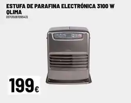 Brico Depôt Qlima - estufa parafina electrónica 3100 w oferta