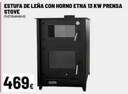Brico Depôt Estufa de leña con horno etna 13 kw prensa stove oferta