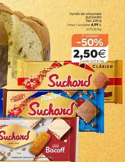 Plenus Supermercados Suchard - turrón de chocolate oferta