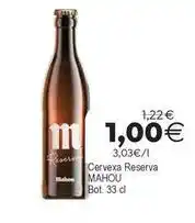 Plenus Supermercados Mahou - cervexa reserva oferta