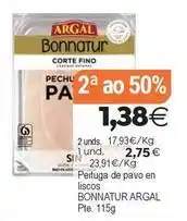 Plenus Supermercados Argal - pechuga de pavo en liscos bonnatur oferta