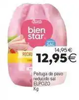 Plenus Supermercados Elpozo - peituga de pavo reducido sal oferta