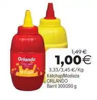 Plenus Supermercados Orlando - kétchup/mostaza oferta