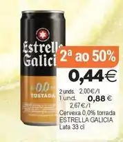 Plenus Supermercados Estrella galicia - cervexa 0,0% torrada oferta