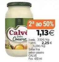 Plenus Supermercados Calvé - salsa fina sabor casero oferta