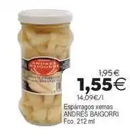Plenus Supermercados Andrés baigorri - esparragos xemas oferta