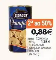 Plenus Supermercados Cidacos - champinon laminado oferta