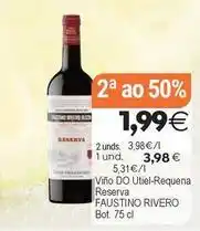 Plenus Supermercados Faustino rivero - vino requena reserva oferta