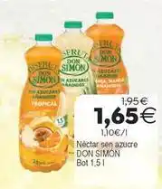 Plenus Supermercados Don simón - nectar sen azucre oferta