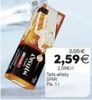 Plenus Supermercados Spar - tarta whisky oferta