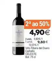 Plenus Supermercados Celeste - vino ribera del duero carballo oferta